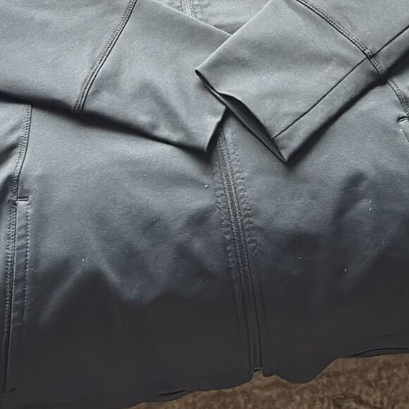 Apana Black Full-Zip Jacket Size Medium - Picture 4 of 5